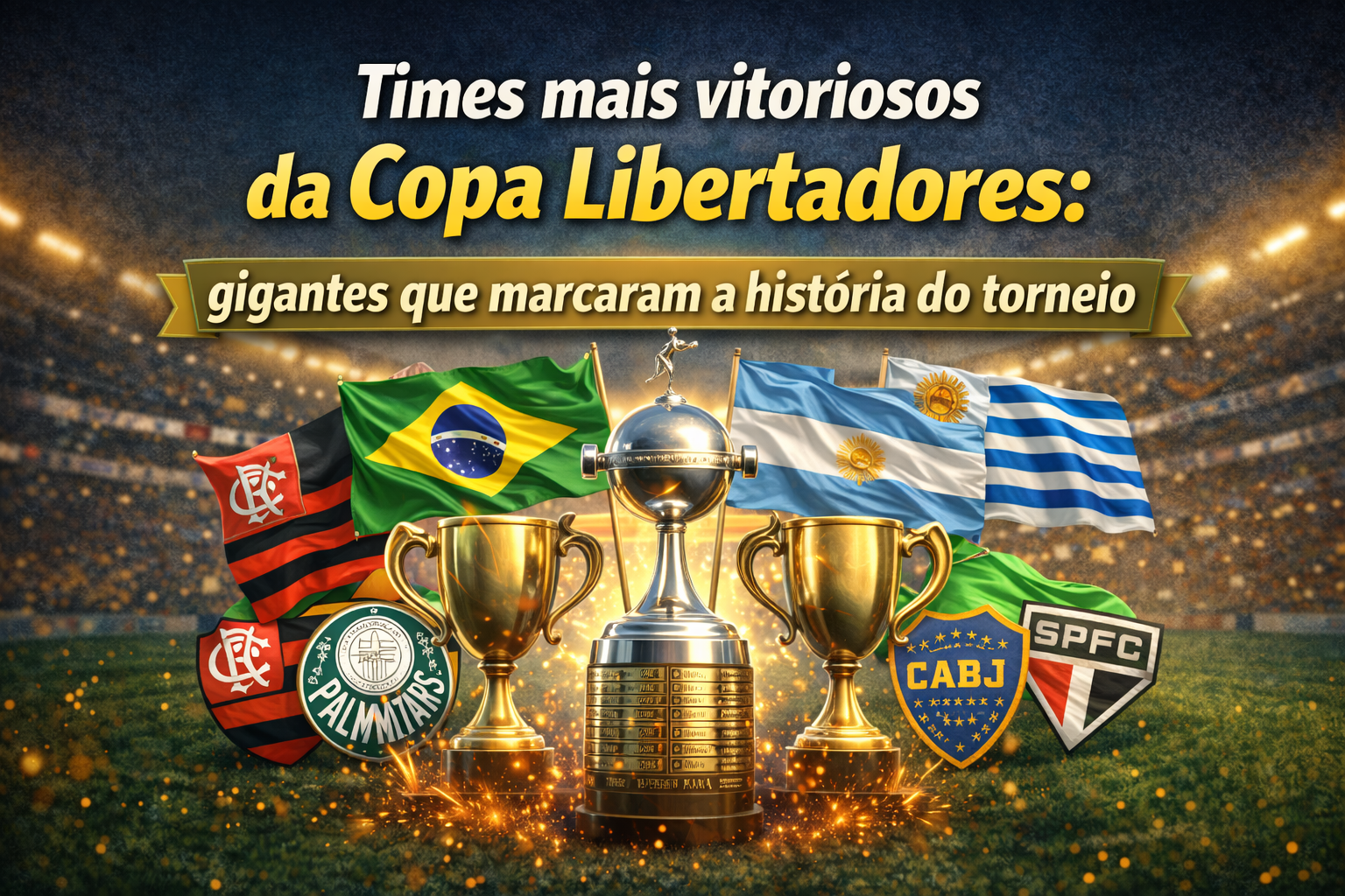 Times mais vitoriosos da Copa Libertadores: gigantes que marcaram a história do torneio
