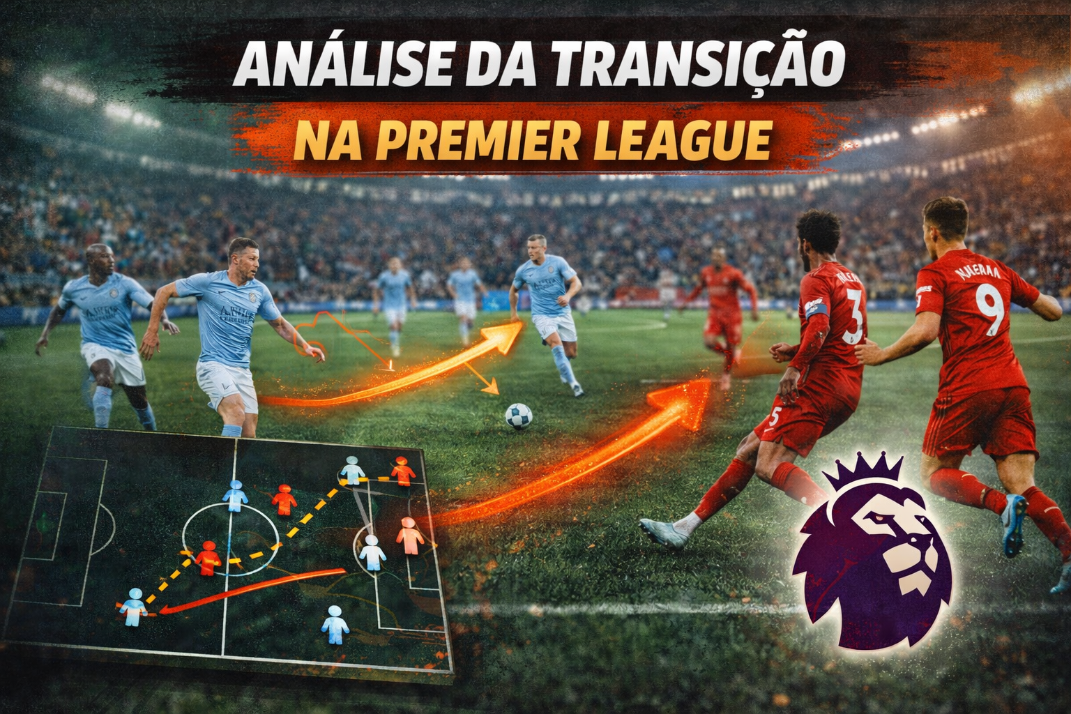 Análise da transição na Premier League