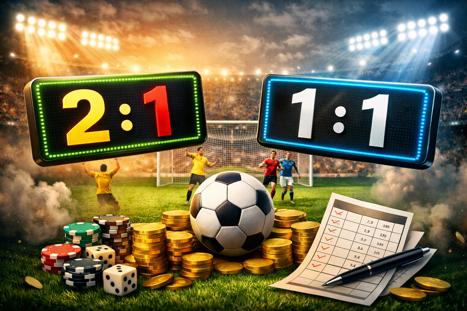 Apostas no placar exato – o mercado mais difícil de vencer