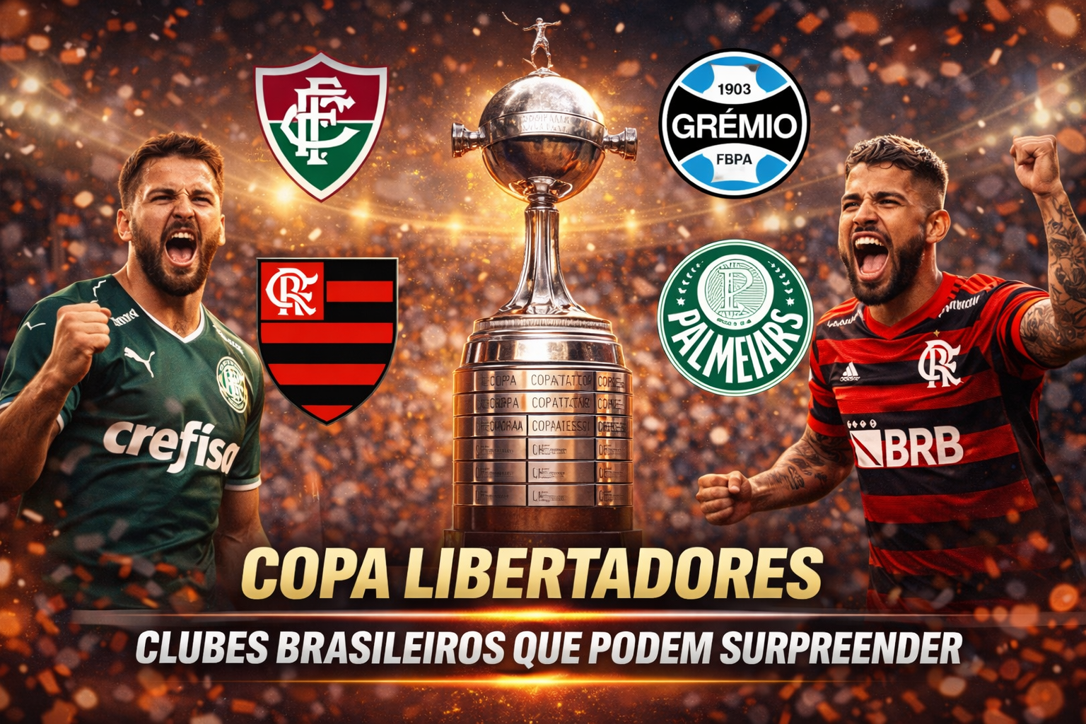 Copa Libertadores: clubes brasileiros que podem surpreender